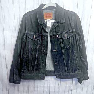 SOLD Levi’s Denim Jean Jacket Trucker Youth Kids L Dark Blue 12-13 yr